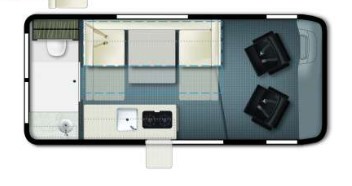 2024 WINNEBAGO SOLIS 36B*23, , floor-plans-day image number 0